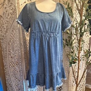 Umgee Blue Denim Dress